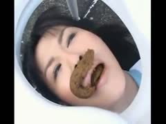 Asian scat lover as a human toilet